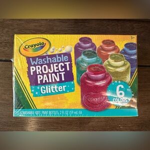 Crayola Glitter Washable Kids' Paint set of 6